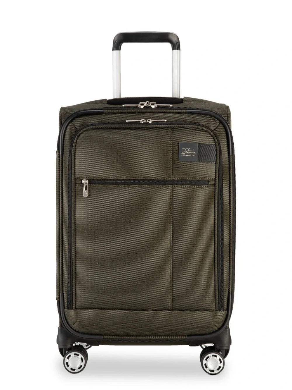 Skyway Sigma 7.0 Softside Carry-On Exp.Spinner Olive Luggage Classic Travel Bag